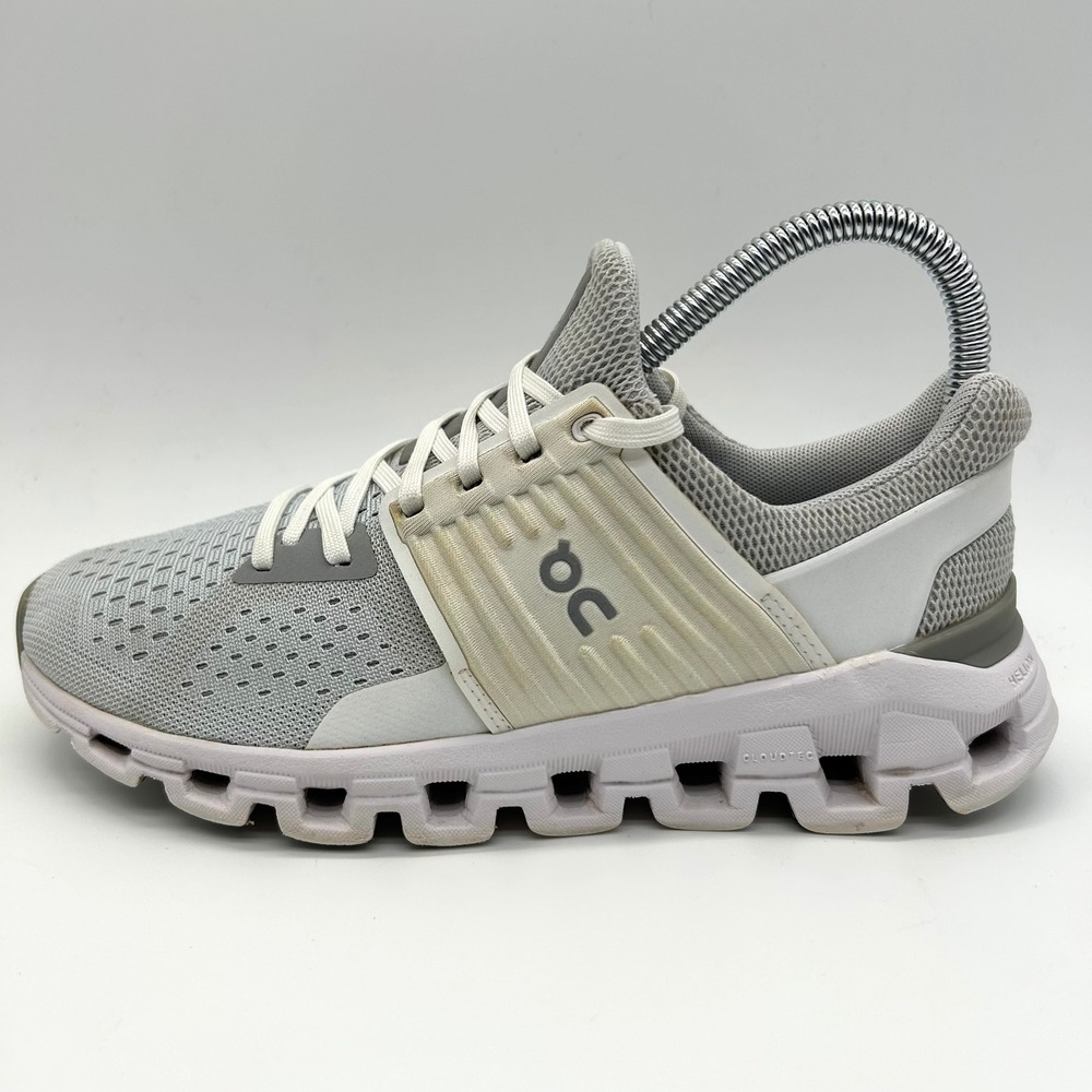 On Cloudswift 1.0 Shoes Womens 5.5 Glacier White Running CloudTec Sneakers‎